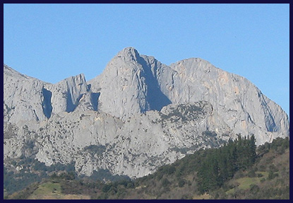 Cueto Agero as seen from Casa Gustavo agero