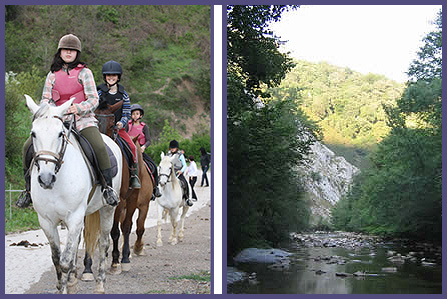 Horse riding and the river Dobra horse riding dobra