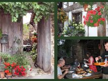 The courtyard in summer